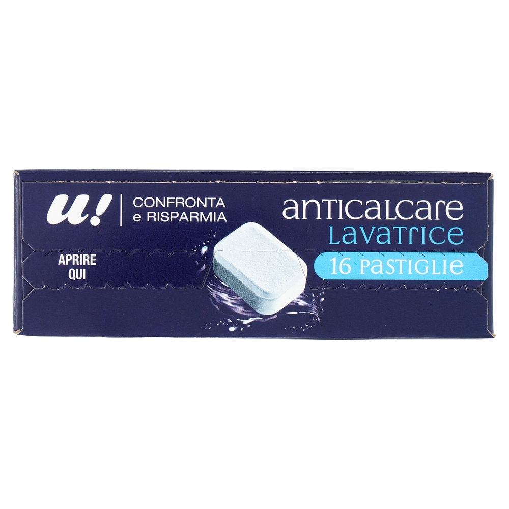 16 Pastiglie Anticalcare Lavatrice U! Confronta e Risparmia